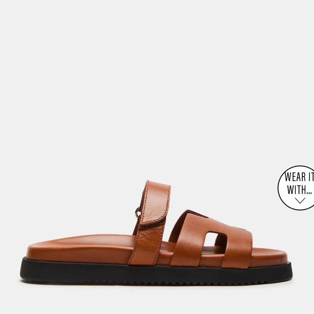 Steve Madden Mayven Leather Sandals